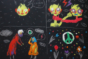 Art and Visualization in Peacebuilding