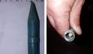 On 3 November, the State Service for Emergency Situations of the NKR reported that a new weapon used by the Azerbaijan military forces appeared in the territory of Nagorno-Karabakh. According to the source, the study revealed that it was a weapon with a length of about 40 cm, the use of which is prohibited for the civilian population in accordance with the Geneva and other international conventions. This weapon is intended for mass destruction and comprehensive arson.