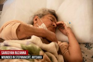 According to Arsakh Ombudsman Artak Beglaryan’s statement, on the night of October 16-17, Azerbaijan continued to target the peaceful settlements of the Artsakh Republic with heavy missiles and UAVs. Three civilians, 82-year-old Ruzanna Sargsyan, 36-year-old Vardan Khanamyan and 33-year-old Arman Aramyan – suffered in Stepanakert as a result of the missile and air strikes. 