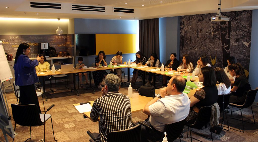 In Yerevan, on May 28-30, 2021 Peace Dialogue NGO held a professional training under the title Working with children with anxiety, fears and phobias for practical psychologists and social workers working with children affected by the 44-day war.
